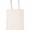 Bolsa de loneta cruda plana