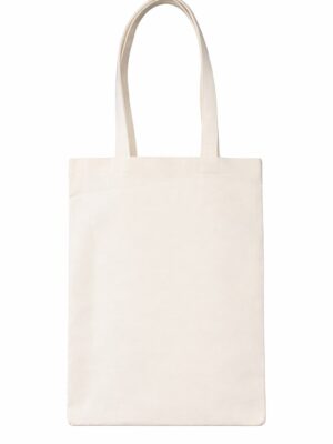 Bolsa de loneta cruda plana
