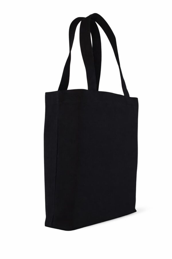 Bolsa de loneta negra corte holandes 40 x 40 cm
