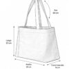 esquema bolsa de loneta corte holandés crudo 50 x 40 cm