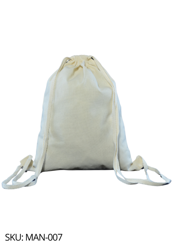 Morral de manta cruda grande