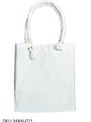 bolsa de manta con forro y cordón