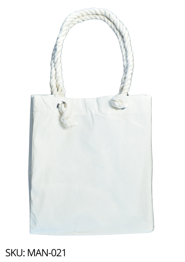 bolsa de manta con forro y cordón