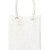 bolsa de manta cruda con cordón, broche y forro Bolsa de manta cruda con forro y cordón