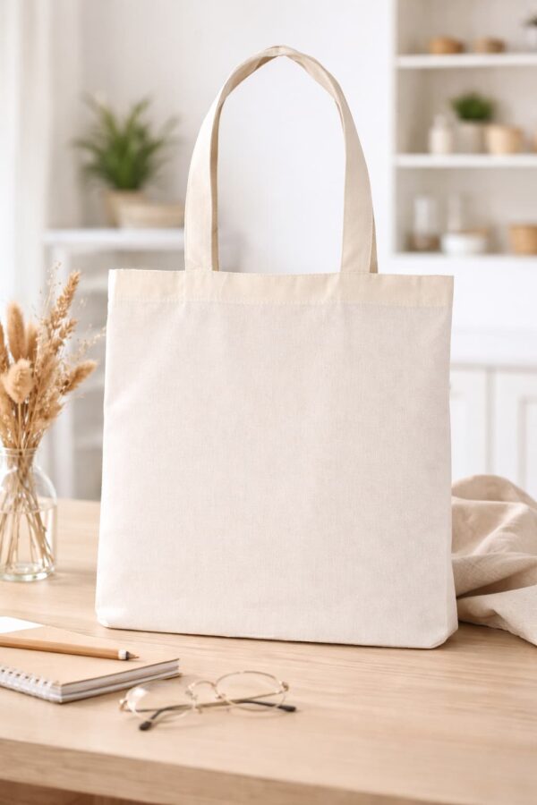 bolsa de manta plana 40 x 40 cm Bolsa de manta cruda plana 40 x 40 cm