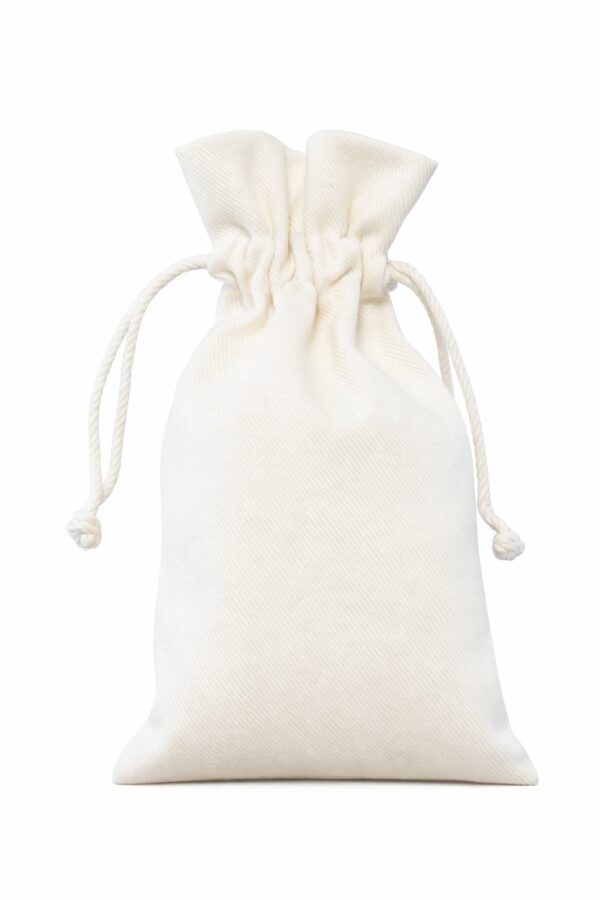 costal mezclilla cruda con flor Costal de mezclilla crudo con flor