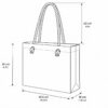 esquema bolsa de manta con cordón Esquema bolsa de manta cruda con broche, forro y cordón