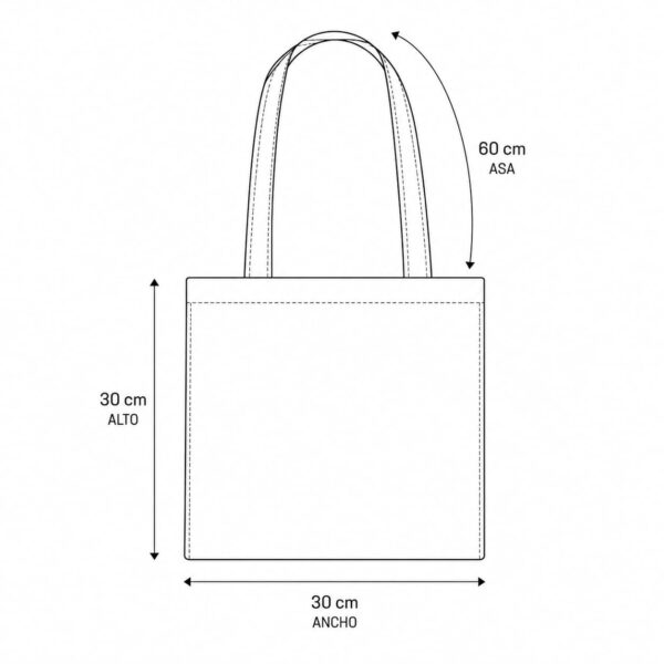 esquema bolsa de manta cruda chica