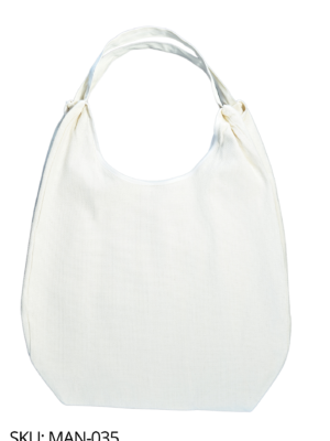 Bolsa de manta con etamina doble vista