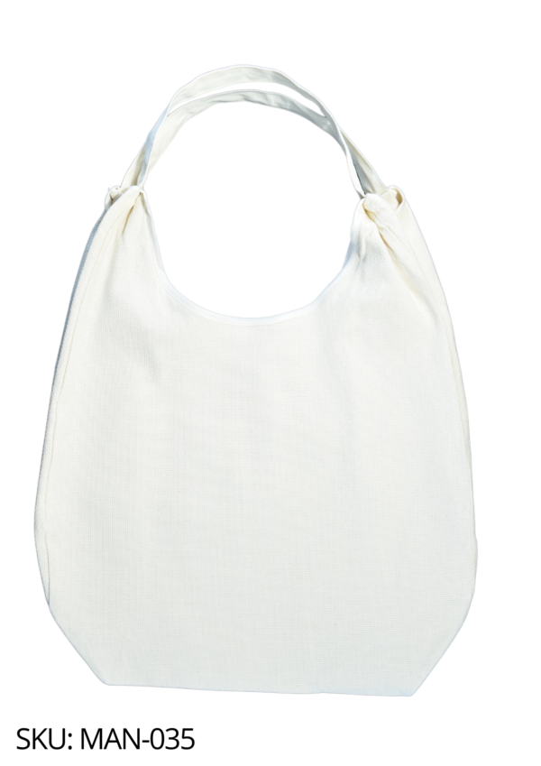 Bolsa de manta con etamina doble vista