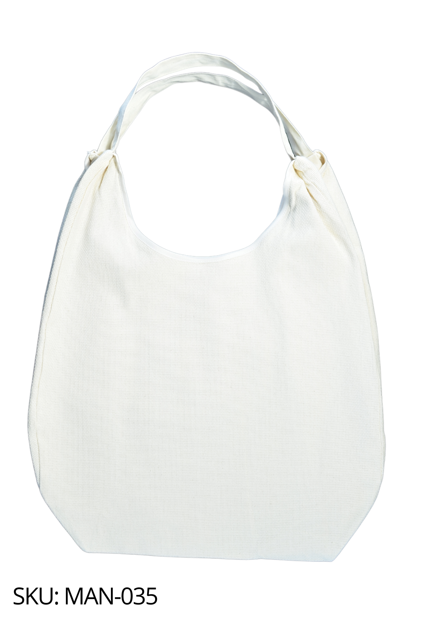 Bolsa de manta con etamina doble vista